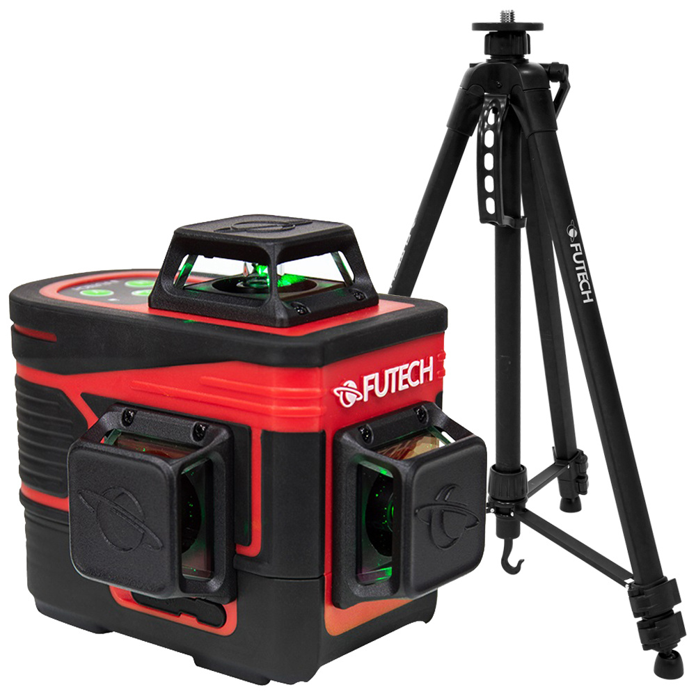 MultiCross 3D Compact Lijnlaser Groen Set