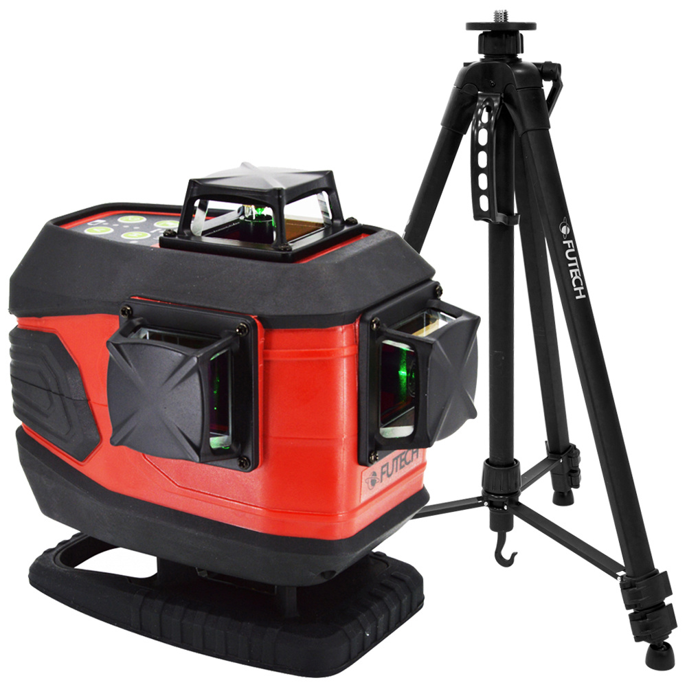 MultiCross 4D Electronic Lijnlaser Groen Set