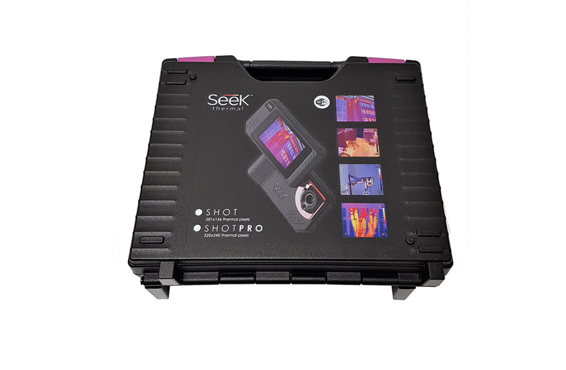 Shot Transportkoffer compleet met USB Netstroom lader en Auto lader voor de seek shot en ShotPro