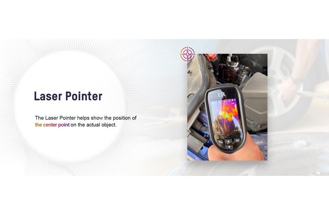 E1L Warmtebeeldcamera met 160 x 120 thermische pixels, 25Hz