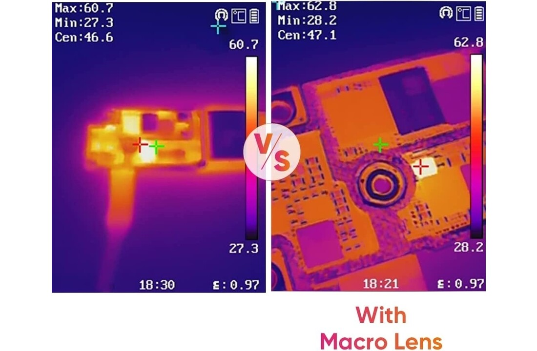 Hikmicro B201 Macro Lens voor B10, B20, B1L,B2L warmtebeeldcamera's