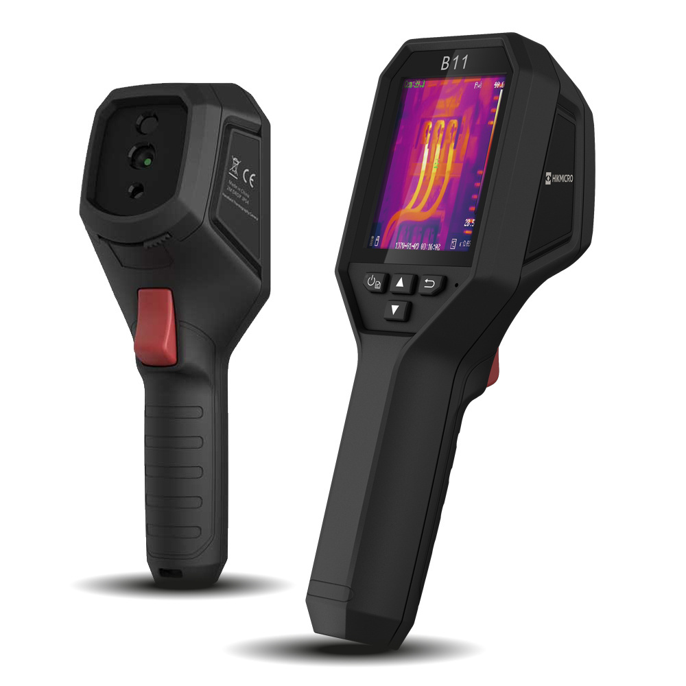 B11 met 192×144 pixels, 25Hz, WiFi en optische camera