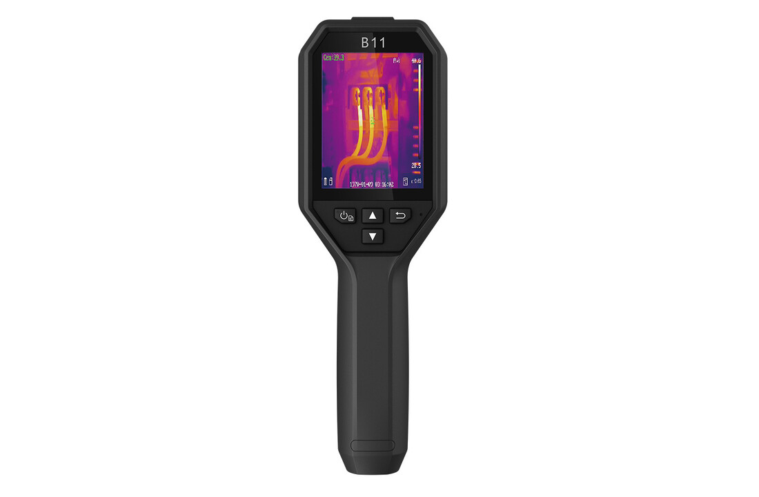 B11 met 192×144 pixels, 25Hz, WiFi en optische camera