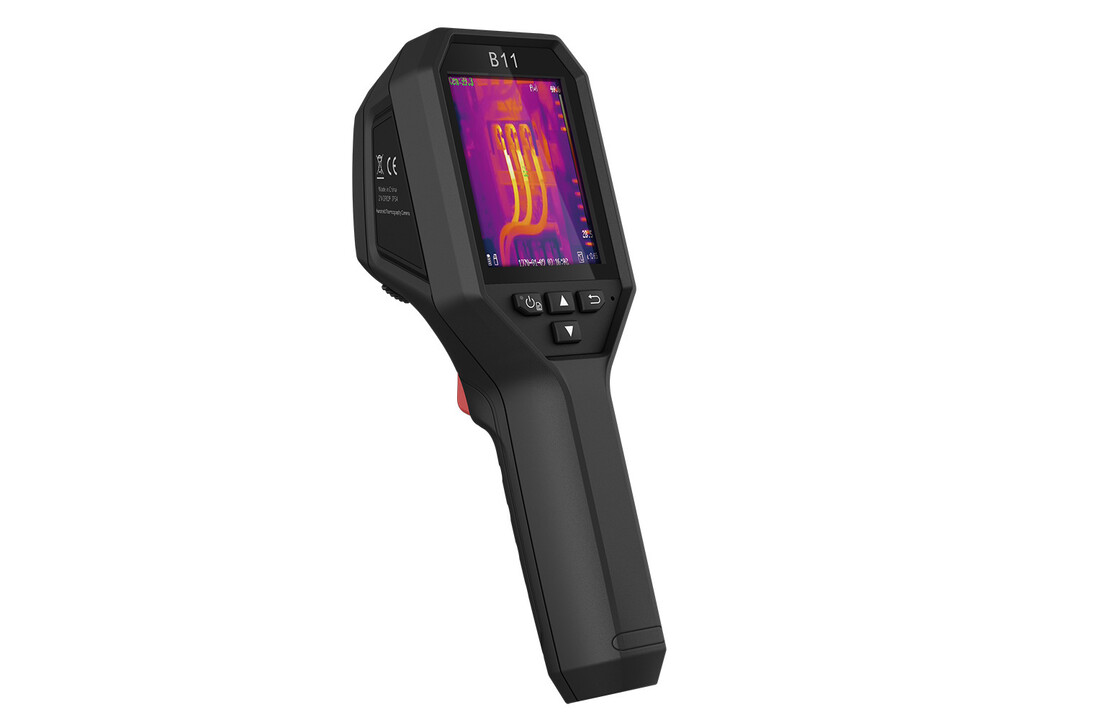B11 met 192×144 pixels, 25Hz, WiFi en optische camera