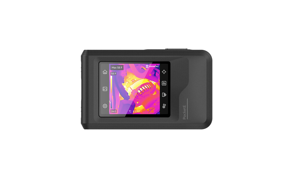 PocketE 96x96 pixels, Super IR Resolutie 240x240 pixels met optische camera