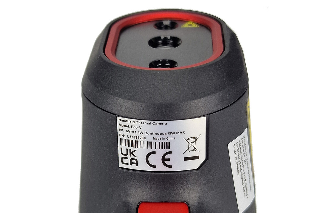 ECO-V Warmtebeeldcamera 96×96 pixels met "Super IR" beeldverbetering, 25Hz en camera