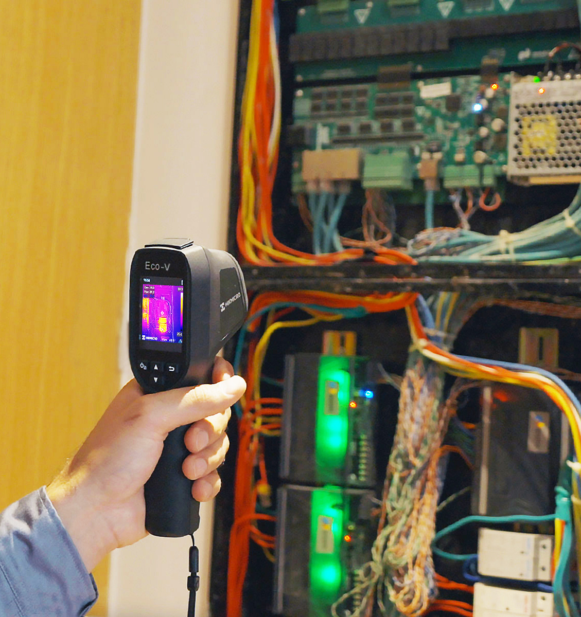 ECO-V Warmtebeeldcamera 96×96 pixels met "Super IR" beeldverbetering, 25Hz en camera