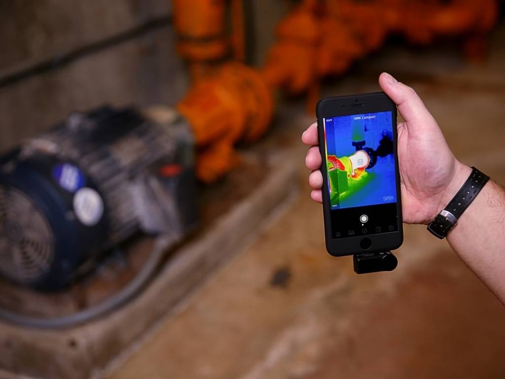 Compact 206x156 pixels, 9Hz Infrarood warmtebeeldcamera