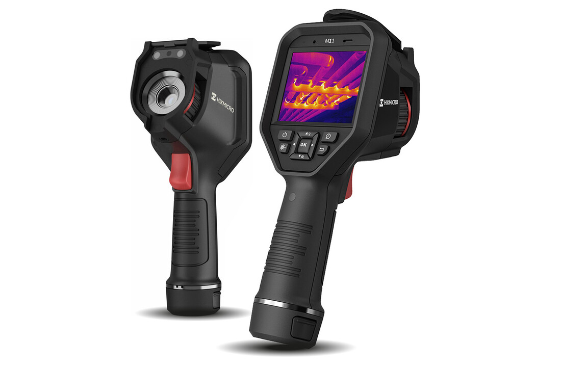 M11 met 192x144 thermische pixels, Focuseerdbaar, Optische camera en 25Hz Fast Frame LCD