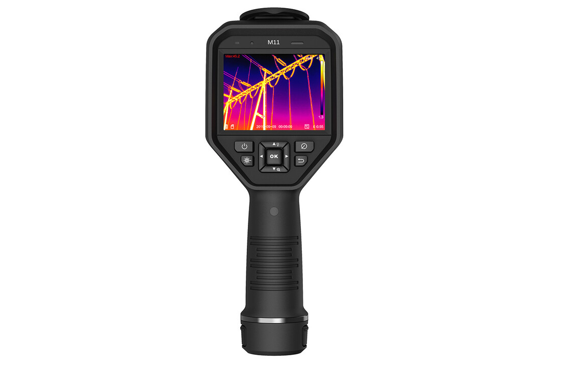 M11 met 192x144 thermische pixels, Focuseerdbaar, Optische camera en 25Hz Fast Frame LCD