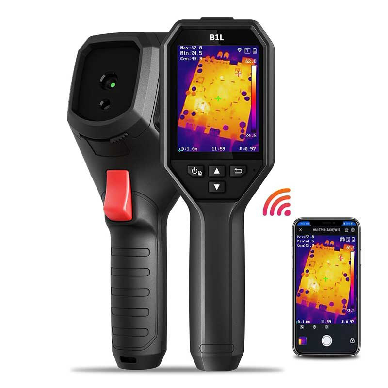 B21L Warmtebeeldcamera met 256x192 thermische pixels, 25Hz en WiFi conectie