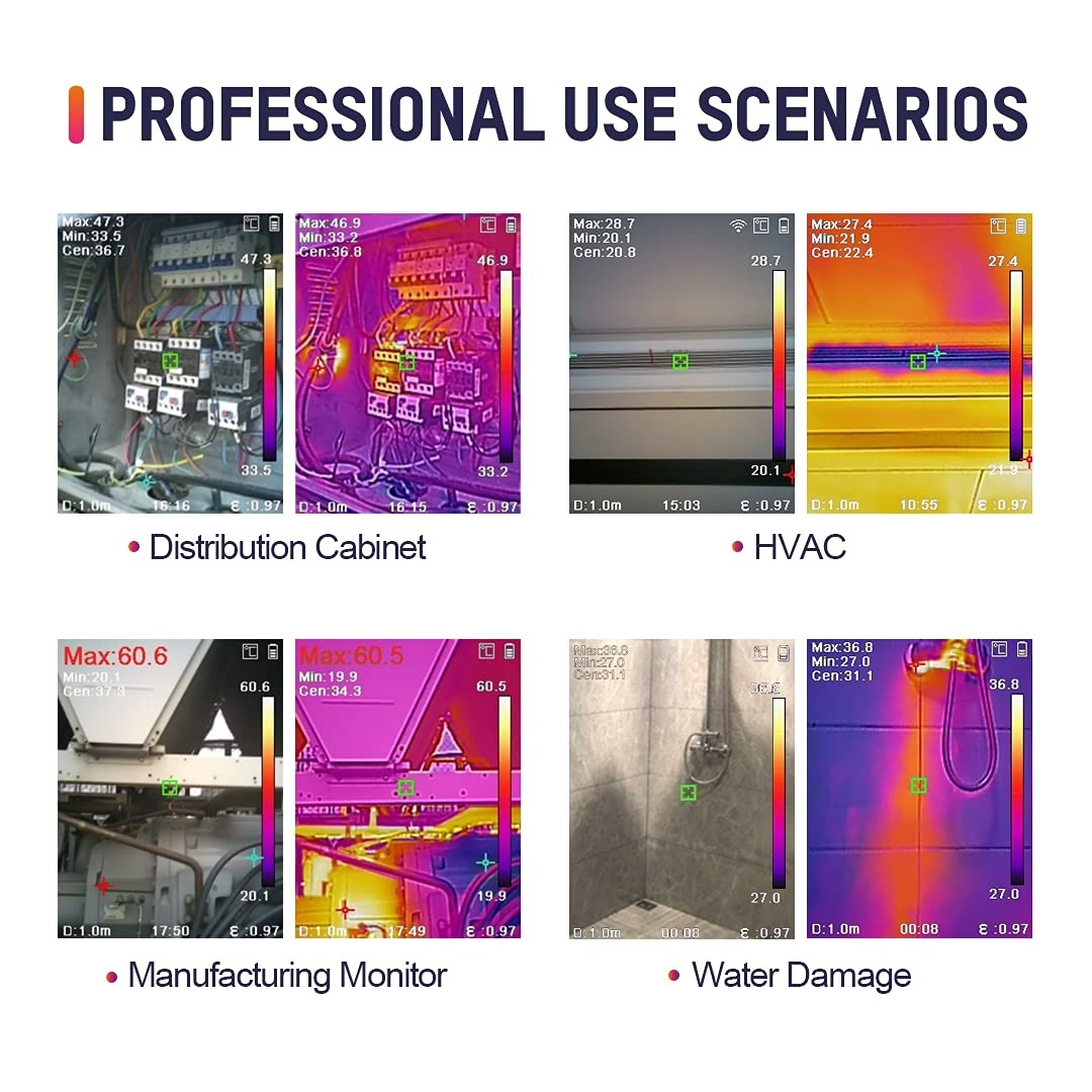 B20S Warmtebeeldcamera met 256x192 thermische pixels en optische camera 25Hz en WiFi