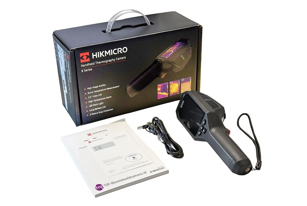 B20S Warmtebeeldcamera met 256x192 thermische pixels en optische camera 25Hz en WiFi