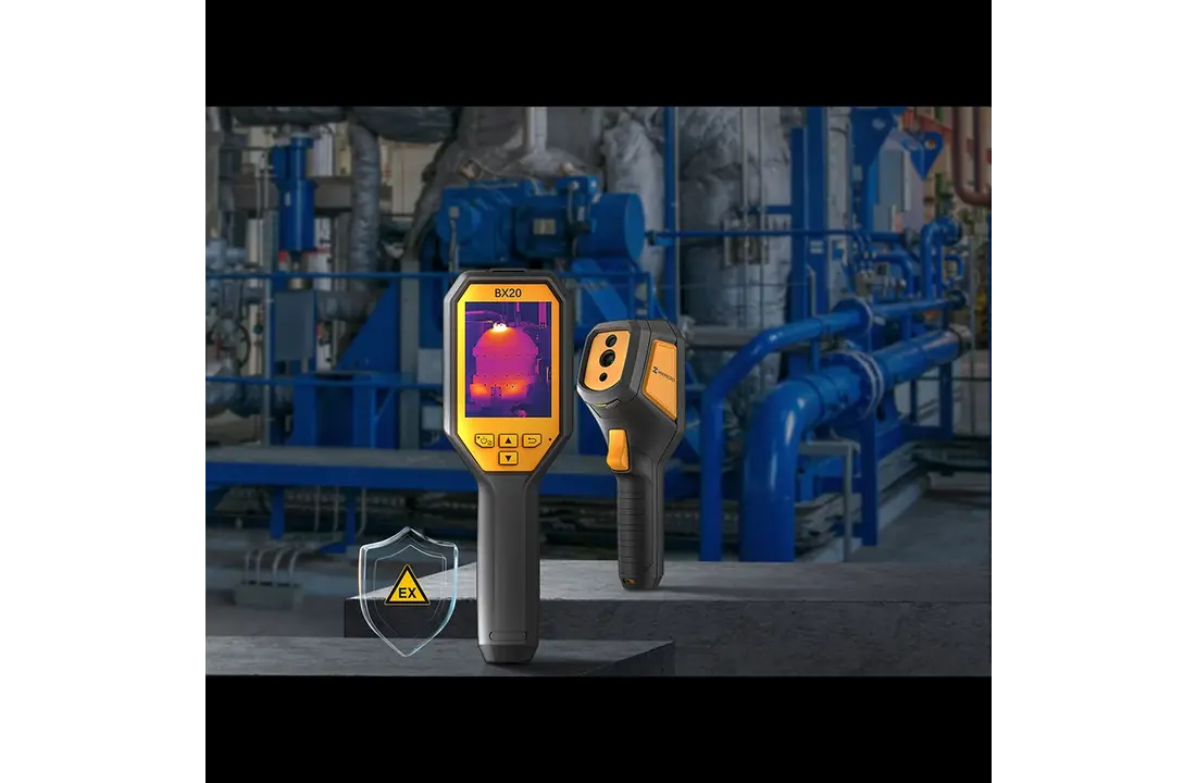 HIKMICRO BX20 ATEX Warmtebeeldcamera met 256x192 thermische pixels en optische camera 25Hz en WiFi