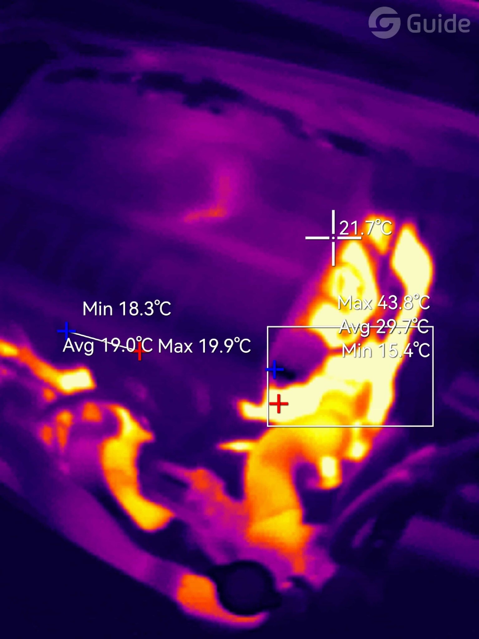 MobIR 2S Warmtebeeldcamera met 256x192 Pixel, 25HZ en Autofocus
