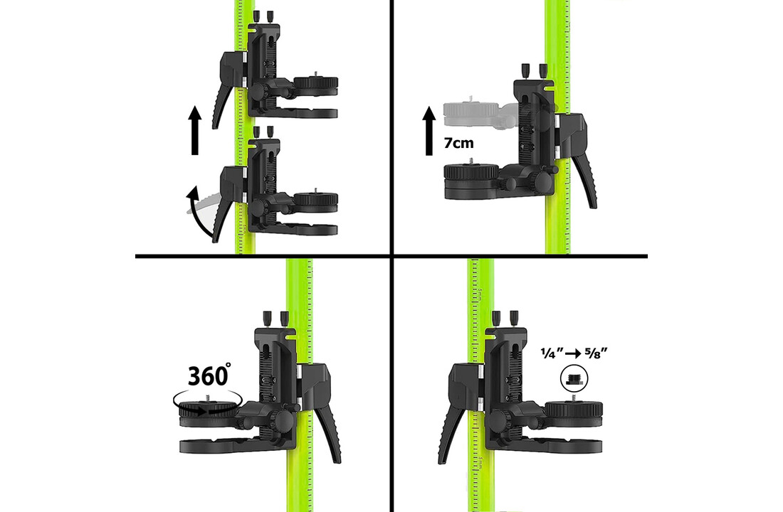 TLP-360 TRI Combi Paalstatief 360cm - 2deKans