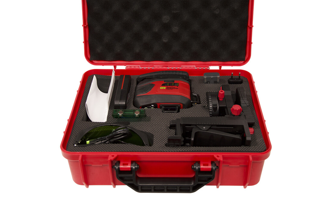 MultiCross 4D Electronic Lijnlaser Groen Set