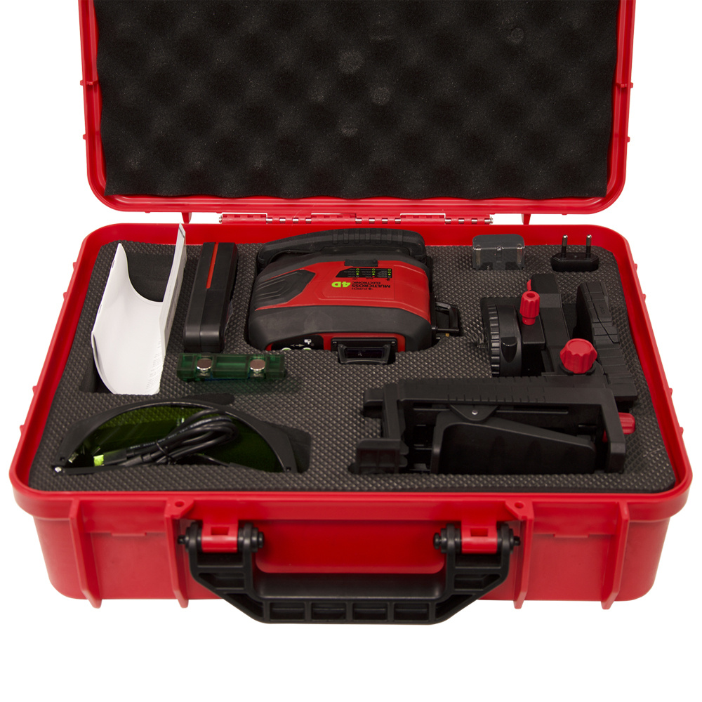 MultiCross 4D Electronic Lijnlaser Groen Set