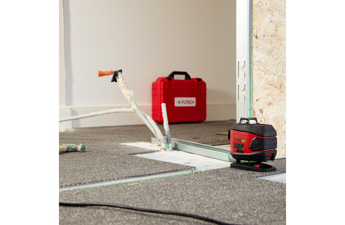 MultiCross 4D Electronic Lijnlaser Groen Set