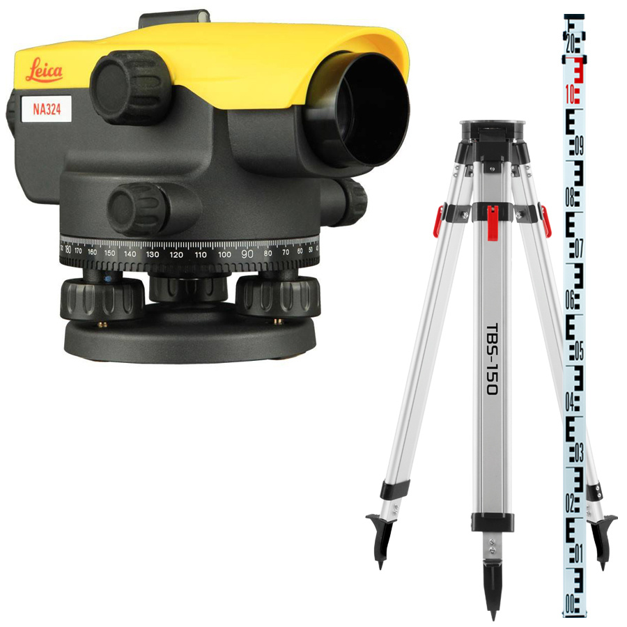 NA324 Waterpasinstrument 24x vergroting Set