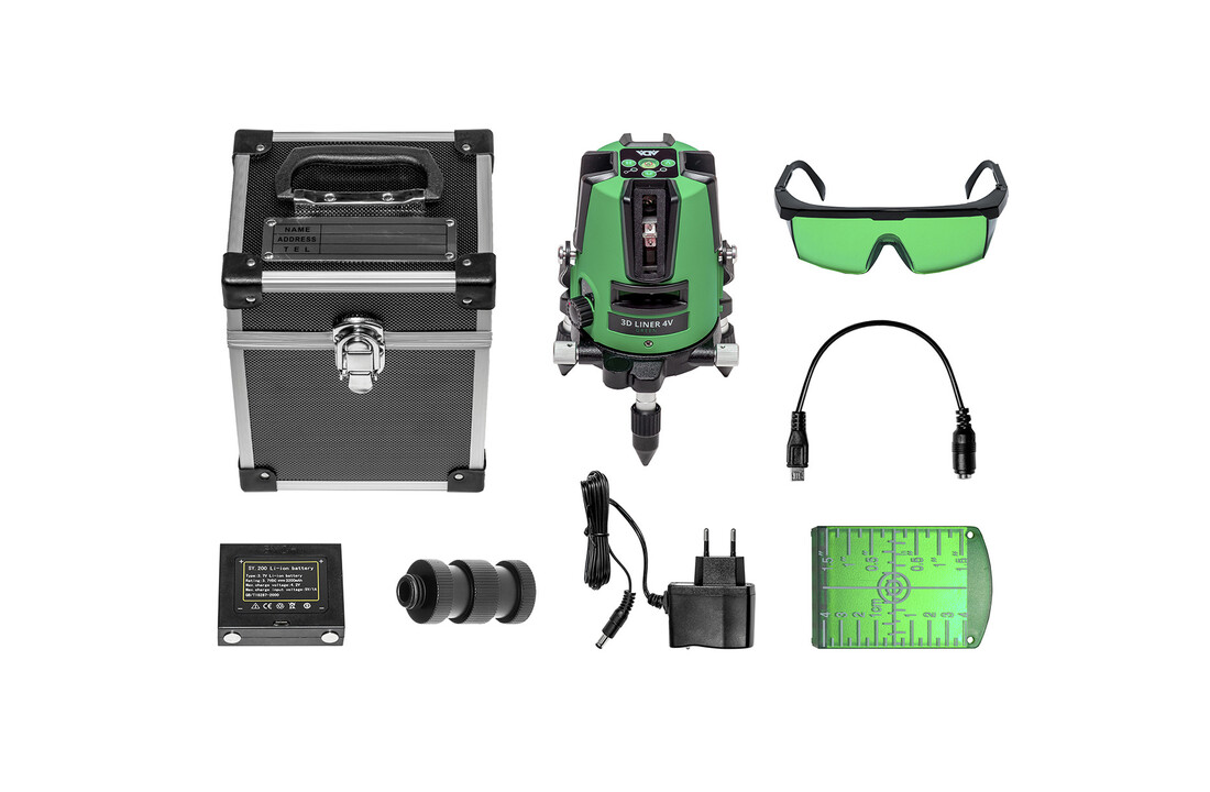 3D Liner 4V kruislijnlaser Groen