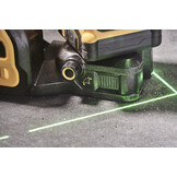 DCE089D1G18 3x360° Kruislijnlaser Groen 18V