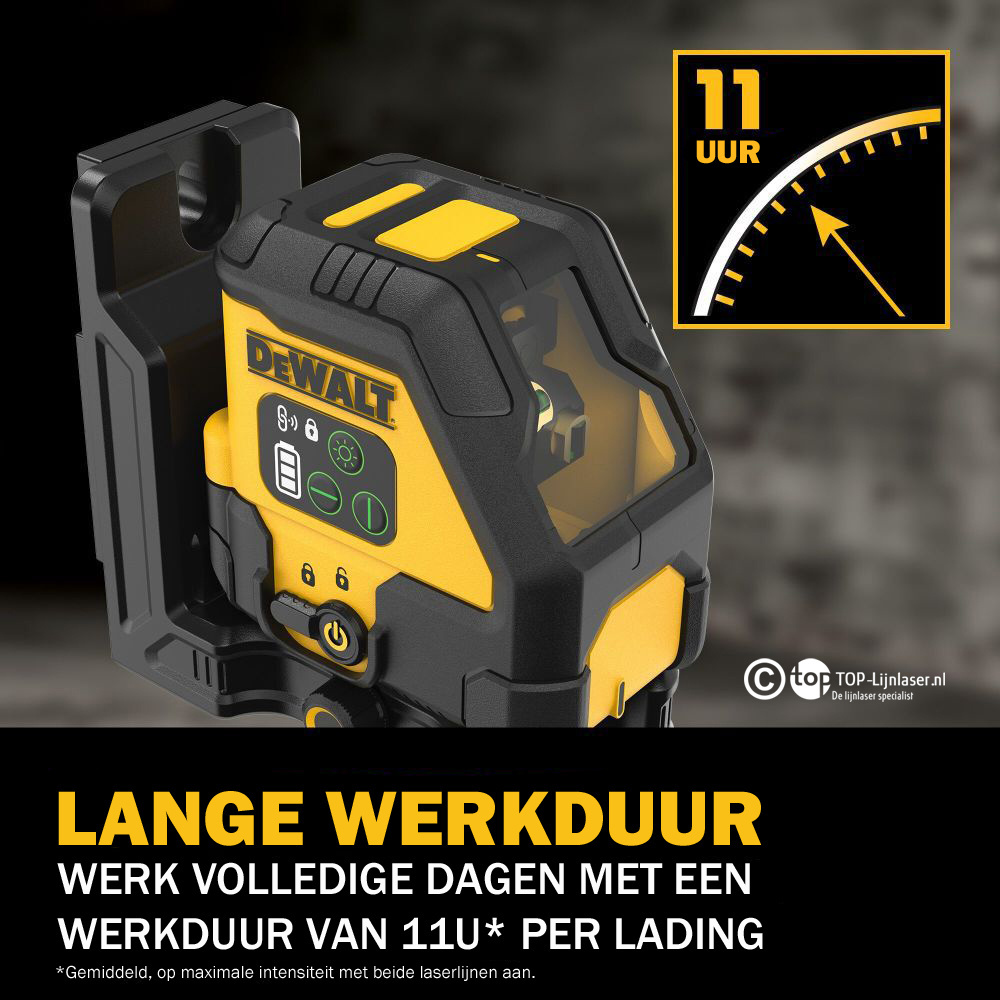 DCLE14201GB-XJ Kruislijnlaser Li-Ion Groen