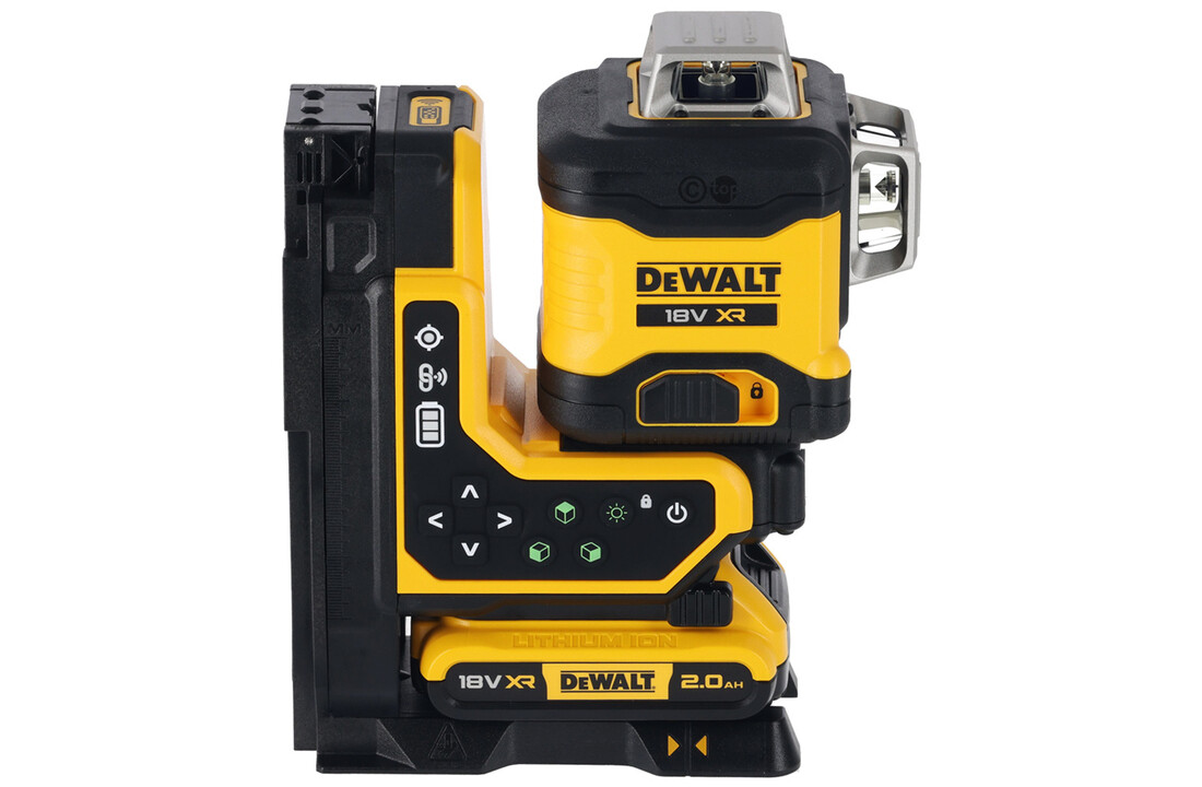DCLE34035 3x360° Kruislijnlaser Groen REMOTE 18V