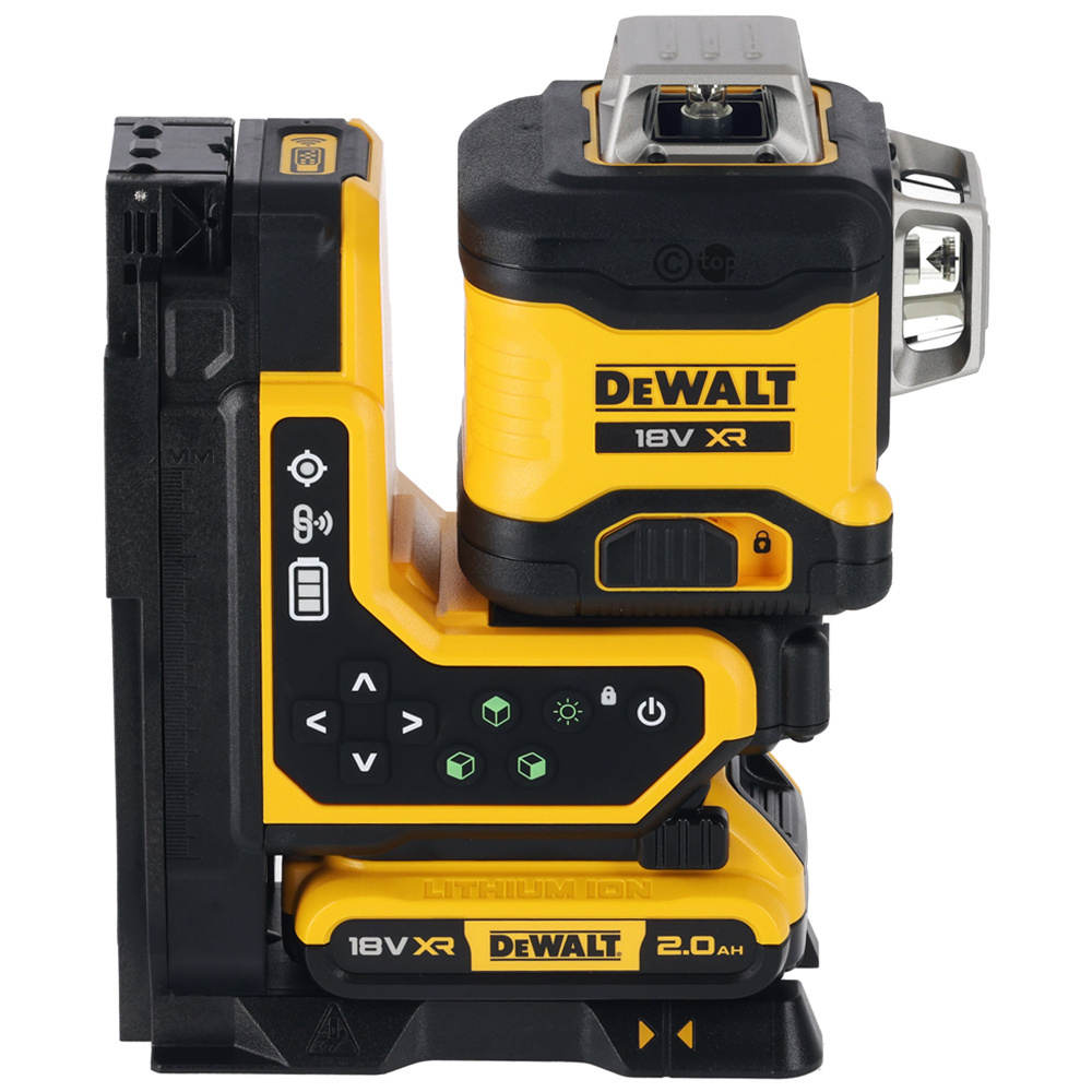 DCLE34035 3x360° Kruislijnlaser Groen REMOTE 18V