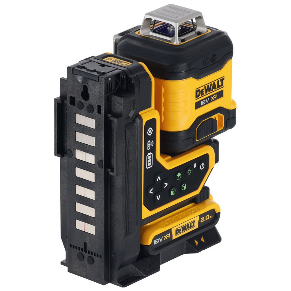 DCLE34035 3x360° Kruislijnlaser Groen REMOTE 18V