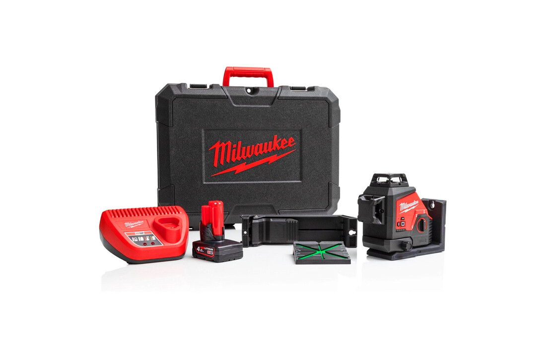 M12 3PL-401C 3D Kruislijnlaser Groen