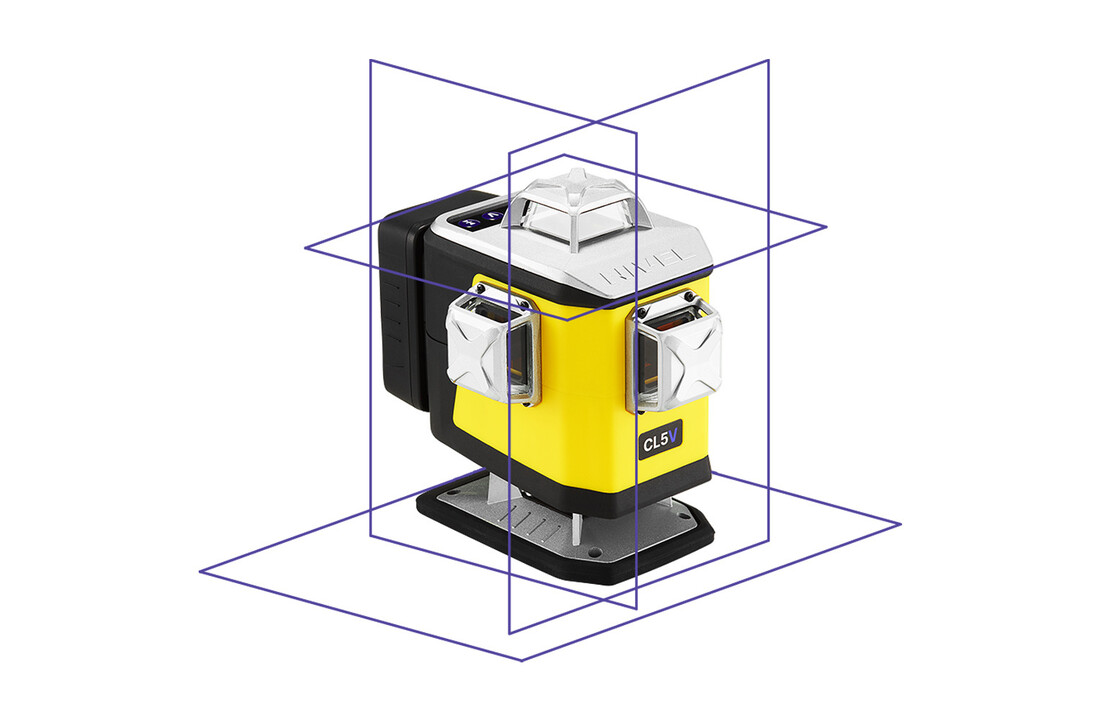 CL5V 4x360° Kruislijnlaser Violet