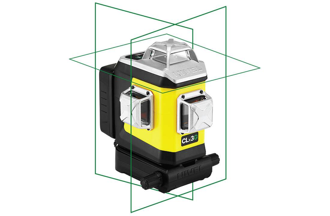 CLx3G 3x360° Kruislijnlaser Groen