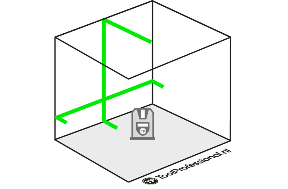 Jupiter 2.0 Kruislijnlaser Groen
