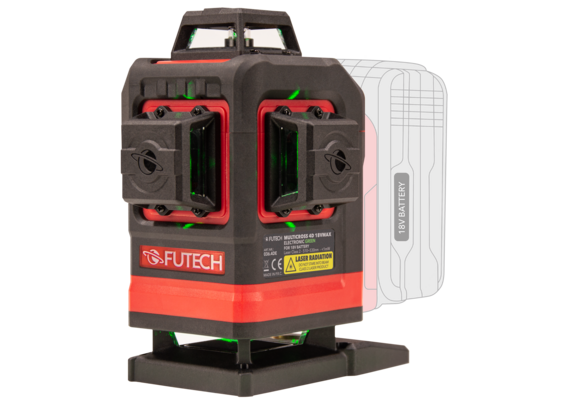 MultiCross 4D 18V MAX Electronic Kruislijnlaser Groen