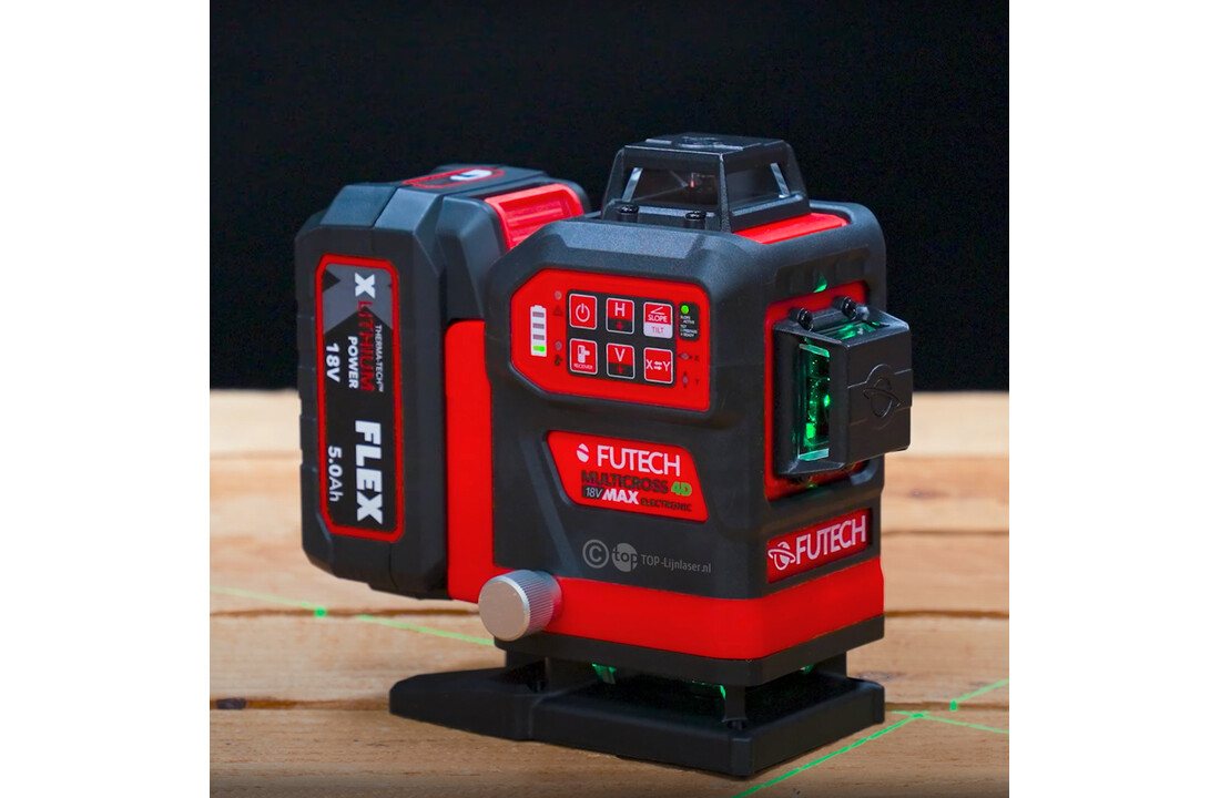 MultiCross 4D 18V MAX Electronic Kruislijnlaser Groen