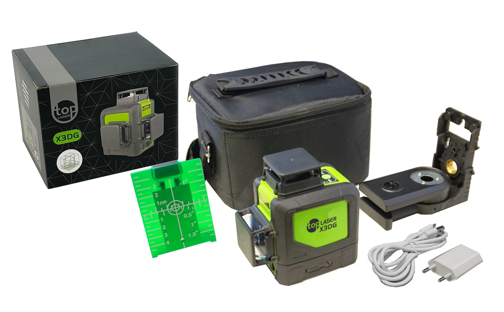 X3DG 3x360° 3D Laser Groen - 2deKans