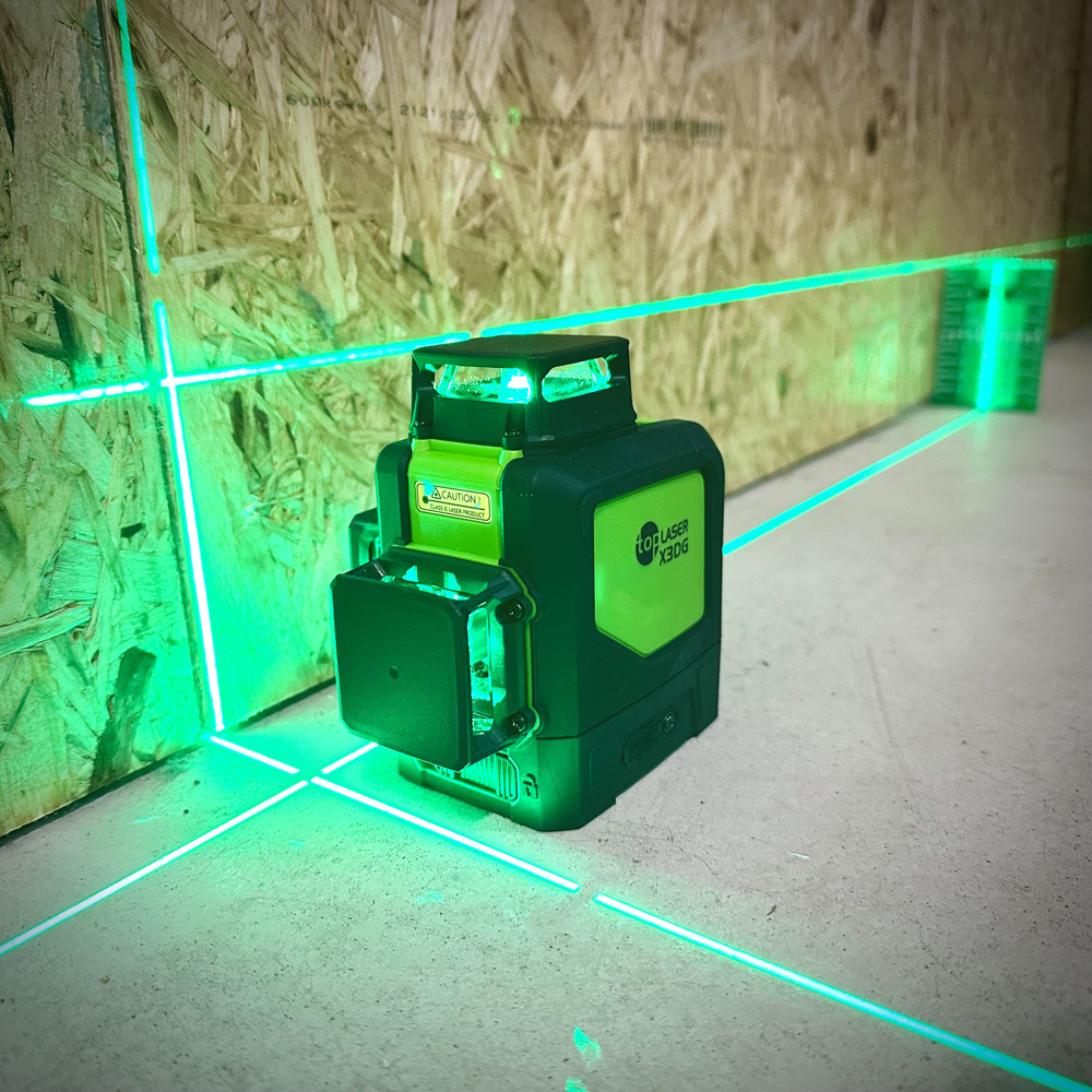 X3DG 3x360° 3D Laser Groen - 2deKans