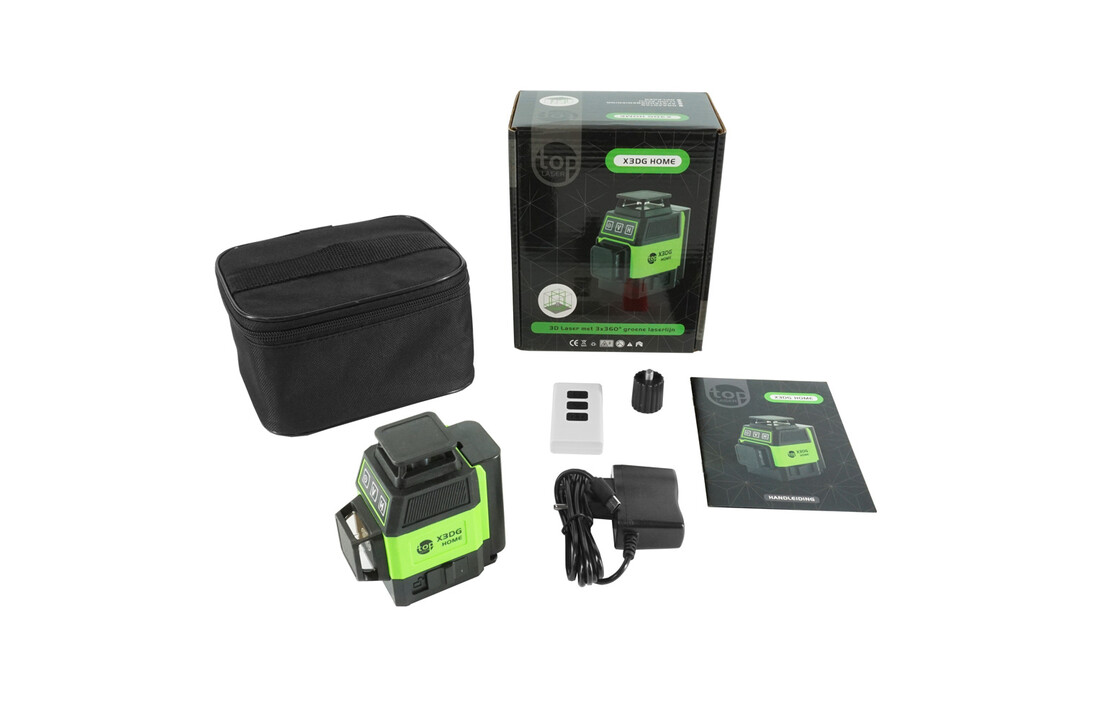 X3DG HOME 3x360° 3D Laser Groen - 2deKans