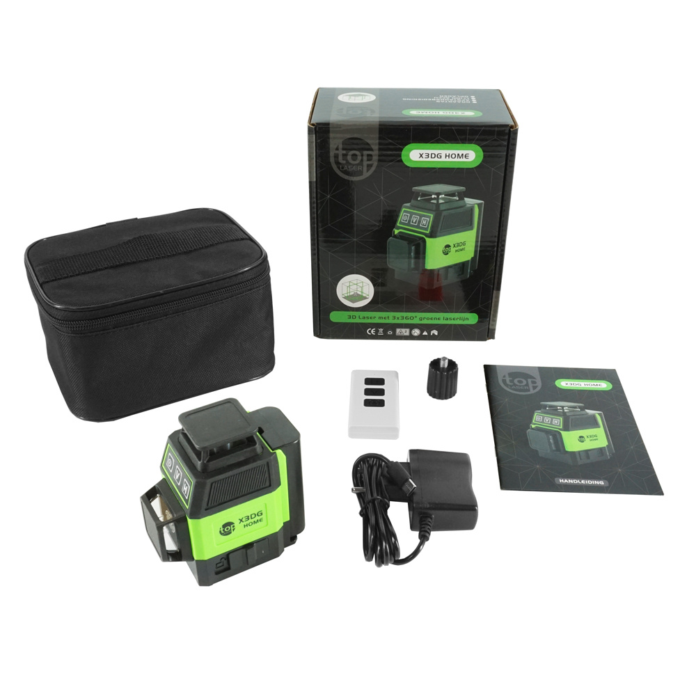 X3DG HOME 3x360° 3D Laser Groen - 2deKans