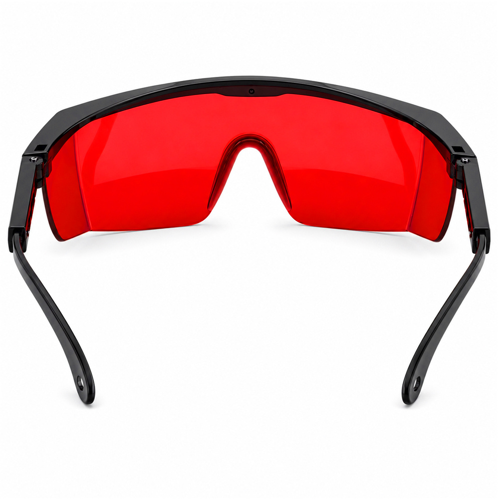 Laserbril Rood + Etui