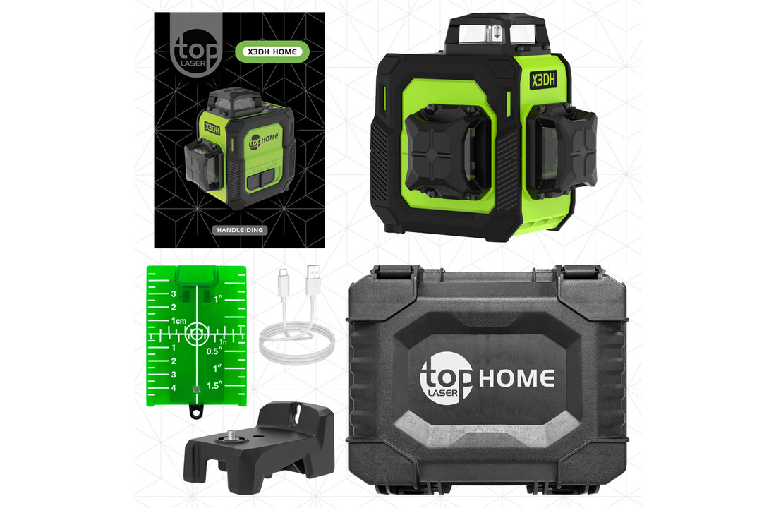 X3DH HOME 3x360° Lijnlaser Groen