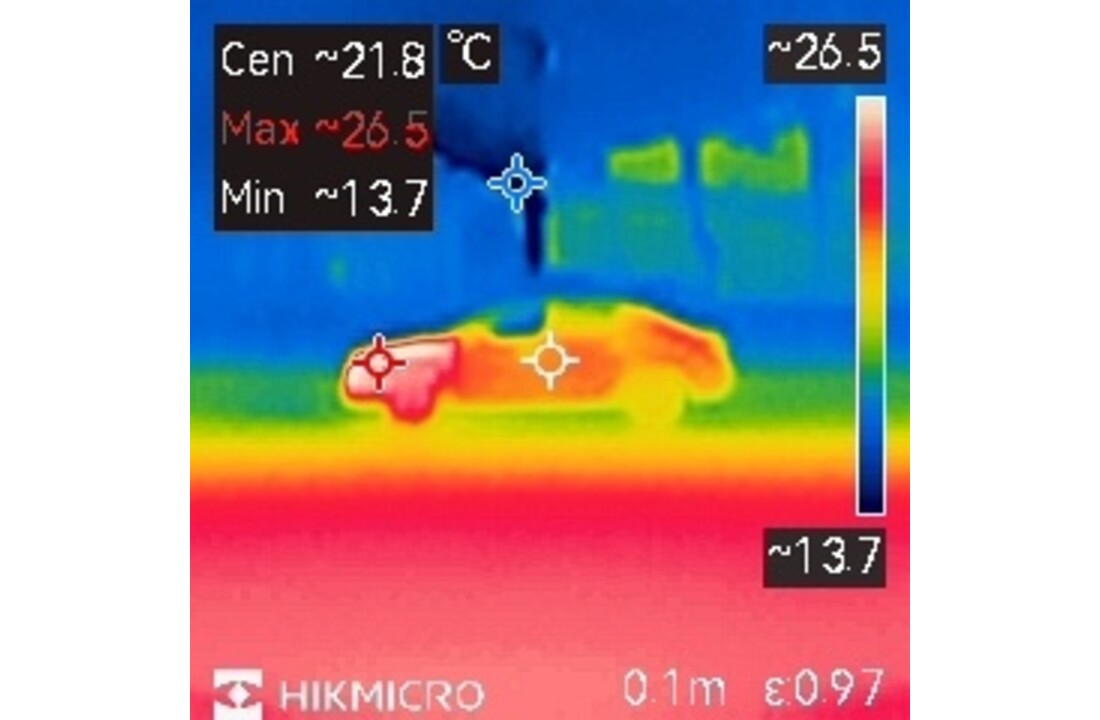 ECO Lite  Warmtebeeldcamera met 96×96 pixels 25Hz, met Super IR beeldverbetering