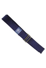 FITNESS MAD Lichtgewicht Yoga Belt 2m (38mm breed) 100% katoen D Ring Blauw