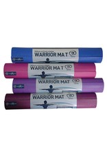 FITNESS MAD Warrior Yoga Mat 183 x 61 x 0.4 cm (1.1kg) yoga mat van 4 mm PVC AZO en DOP vrij Aubergine Paars