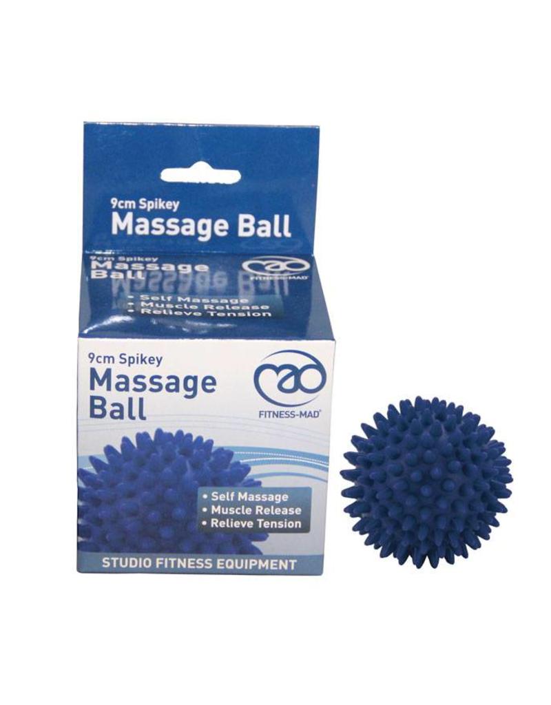 FITNESS MAD Spikey Massage Ball Large 9cm blauw