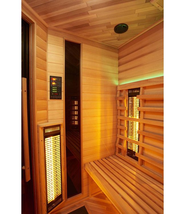 Infra4Health I160c quatre personnes cabine sauna infrarouge - infra4health