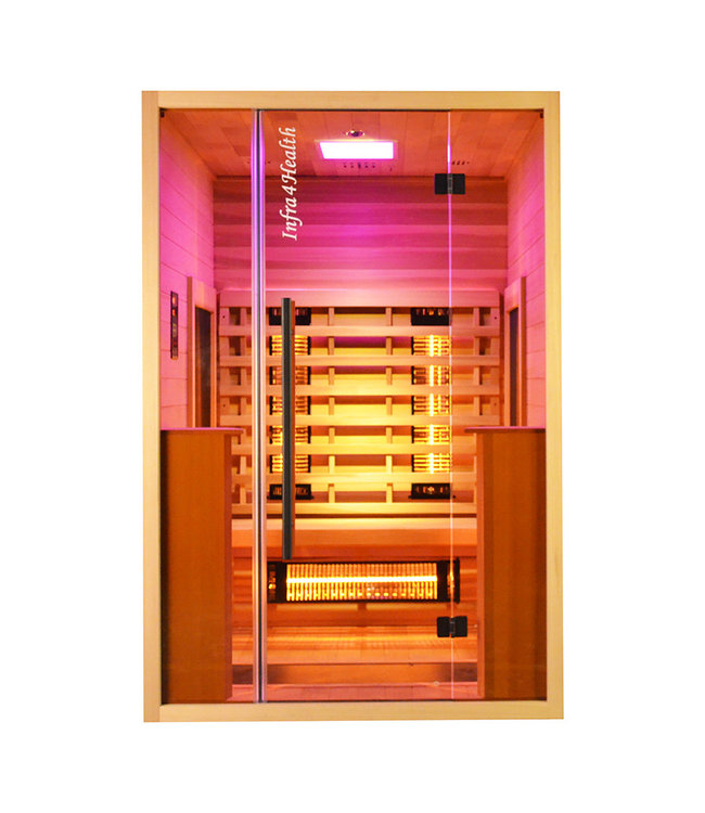 Infrarood sauna Glass Front 130cm