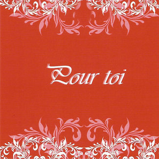 Carte de voeux 'Pour toi' (7x7cm)