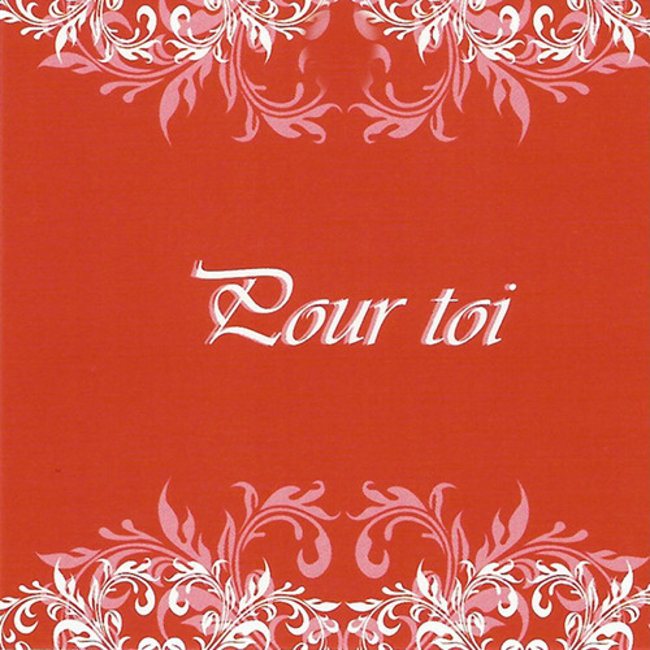 Carte de voeux 'Pour toi' (7x7cm)
